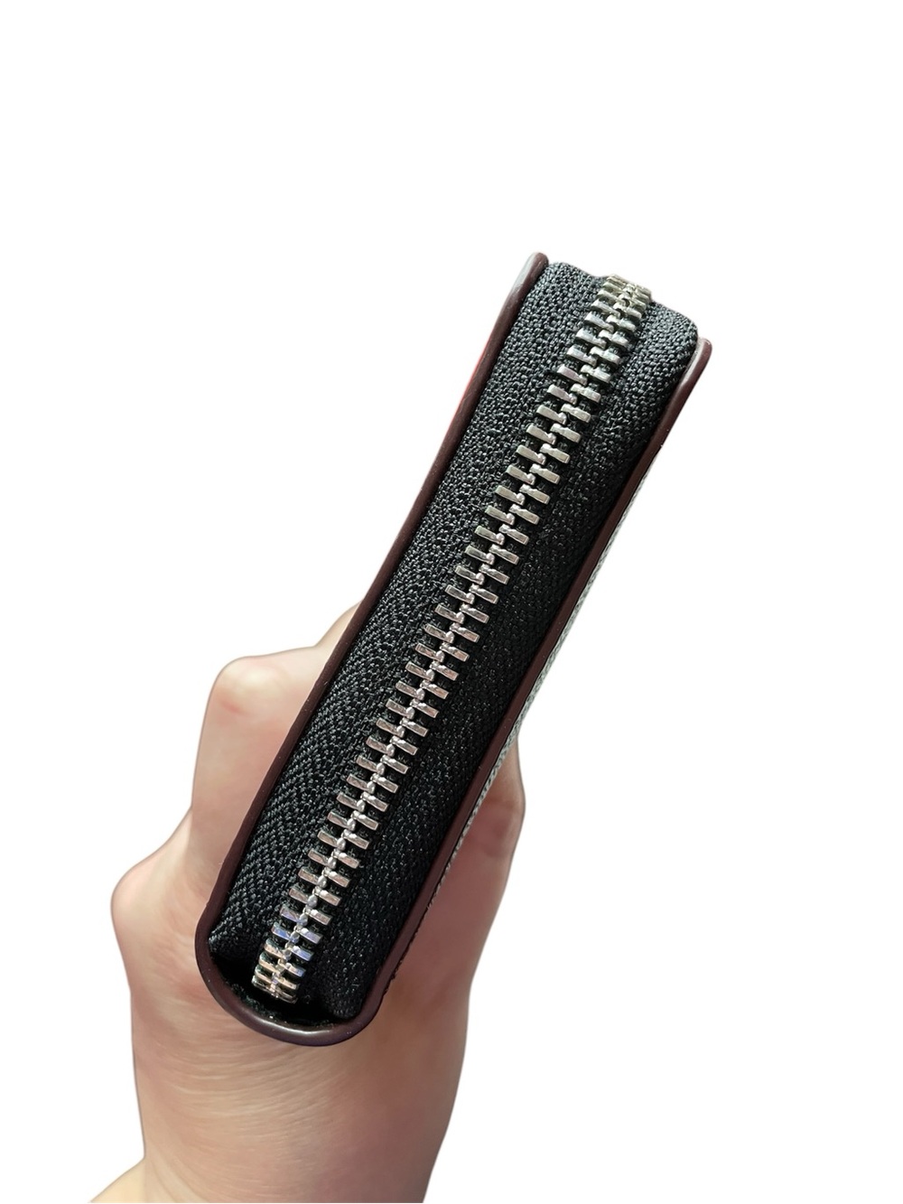 Black Strawberry Coach Wallet Wristlet - Picture 6 of 10